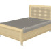 Кровать КР-2031 (1,2х2,0) серый Оникс - 