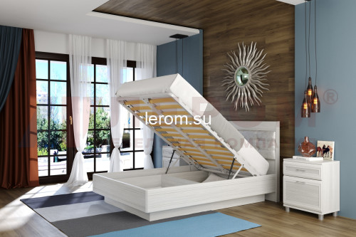 Кровать с ПМ КР-1851 (1,2х2,0)  После того, как вы сделаете заказ, мебель придет на московский склад в течении 10-12 рабочих дней