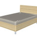 Кровать КР-2003 (1,6х2,0) серый Оникс - 