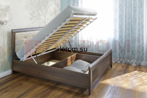 Кровать КР-1031 (1,2х2,0) с подъемным механизмом  серый Оникс После того, как вы сделаете заказ, мебель придет на московский склад в течении 10-12 рабочих дней