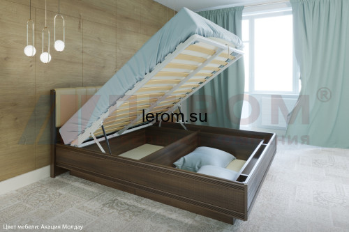 Кровать КР-1011 (1,2х2,0) с подъемным механизмом  серый Оникс После того, как вы сделаете заказ, мебель придет на московский склад в течении 10-12 рабочих дней
