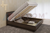 Кровать КР-1003 (1,6х2,0) с подъемным механизмом  серый Оникс