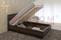 Кровать КР-1002 (1,4х2,0) с подъемным механизмом  серый Оникс