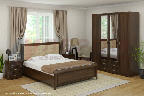 Спальня Карина 4 После того, как вы сделаете заказ, мебель придет на московский склад в течении 10-12 рабочих дней