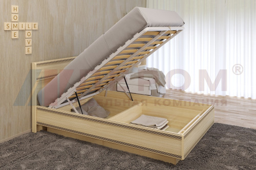 Кровать КР-1001  (1,2х2,0) с подъемным механизмом После того, как вы сделаете заказ, мебель придет на московский склад в течении 10-12 рабочих дней