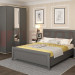 Спальня Карина 2 в цвете Серый Оникс - Ясень Асахи+Серый Оникс (АС-СО)