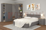 Спальня Карина 8 в цвете Серый Оникс